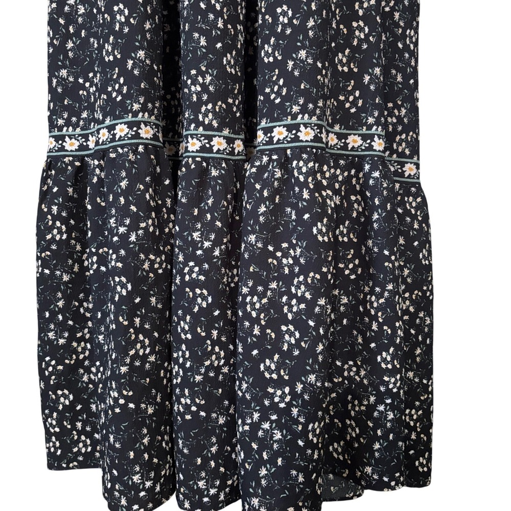 Max Studio Women's Small Maxi Dress Cottage Fairie Peasant Feminine Ren Faire - Picture 4 of 8